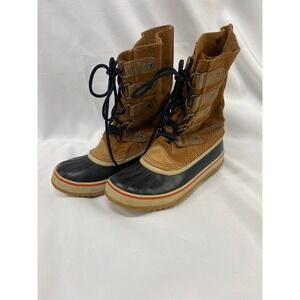 Sorel Joan of Arctic Women's Waterproof Suede Winter Snow Boots Tan Size 6.5